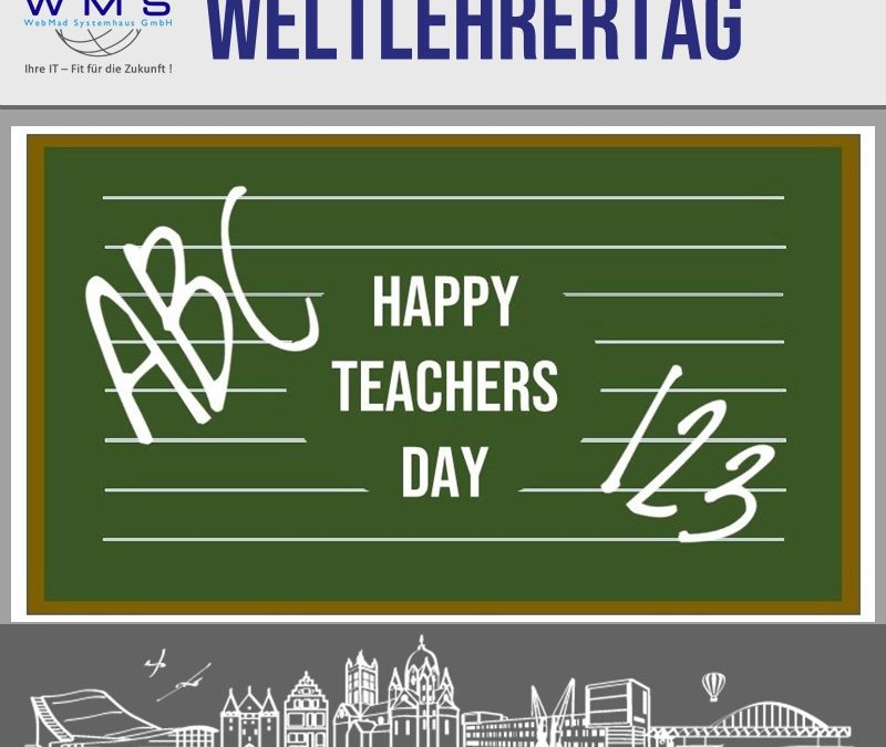 Weltlehrertag 2020 – herzlichen Glückwunsch!