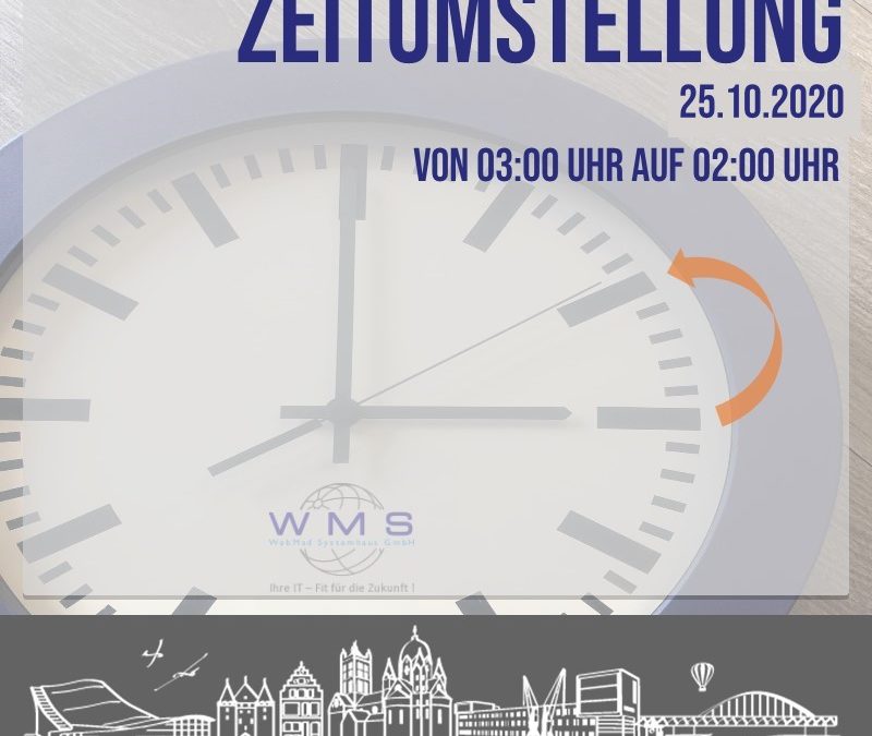 Ade Sommerzeit – Hallo Winterzeit