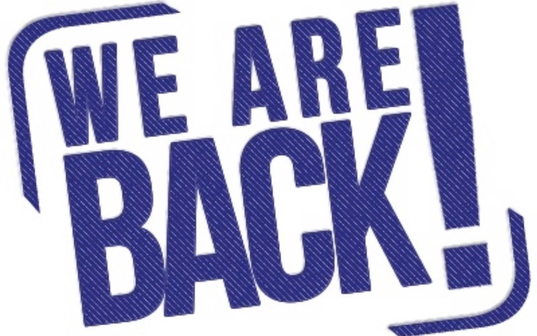 We are back!