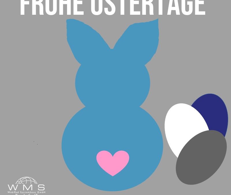 Frohe Ostern mit Friede, Freude, Eiersuchen
